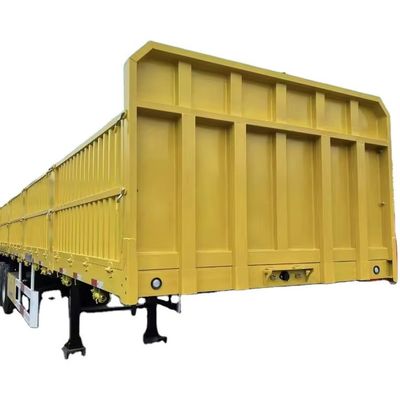 12.4m Flat Bed Fence Trailer voor Truck Max Payload 50000 kg 3-4 Assen Top Ranking