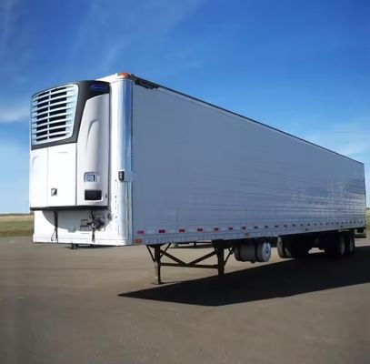 2024 Laatste modellen 40/45/53ft Koelkasttrailer Vrieswagen Halvtrailer met bevroren vis