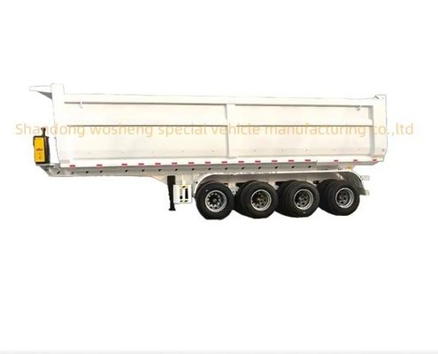 11000x2500x3700mm Aanpasbare Wosheng Semi Trailers Tipper Semi Trucks Tipping Trailers