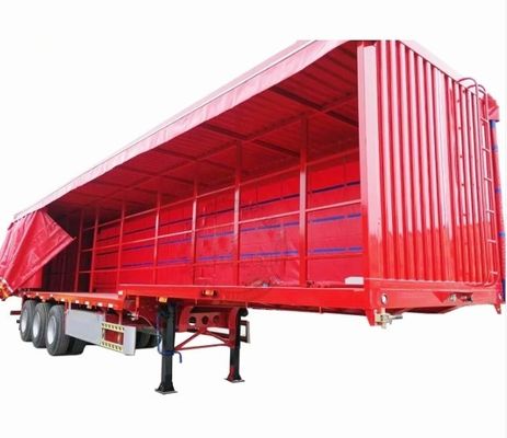 40t 45t Semi-trailer met zijkant van het gordijn Semi-trailer met zijkant van het gordijn 12 eenheden 12R22.5 band