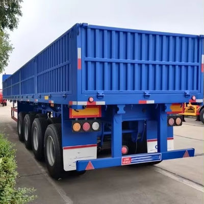 WS Drie-assig goederenvervoer zijplank zijwand half vrachtwagen vrachtwagen voor vrachtwagen