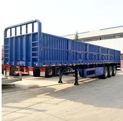 3 assen Drop Side Wall Semi-trailer Geschikt voor het vervoer van vracht hek ontwerp