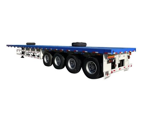 Wosheng's maximale lading 30000 kg 3 as 4 as staalcontainer plat bed half-trailer