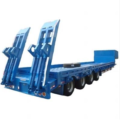 13000x3000x3300 Halve aanhangwagen met laag bed voor het vervoer van zware goederen van een supertruck