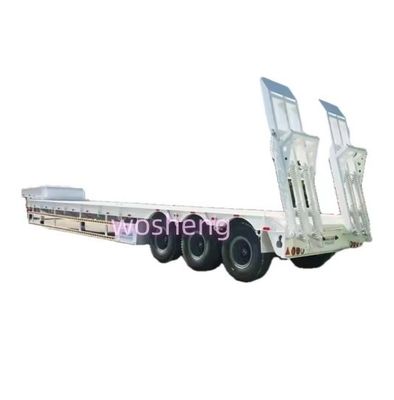 12 wielen laag bed Container Chassis Loader Halve aanhanger met Q345B / T700 staal hoofdbalk