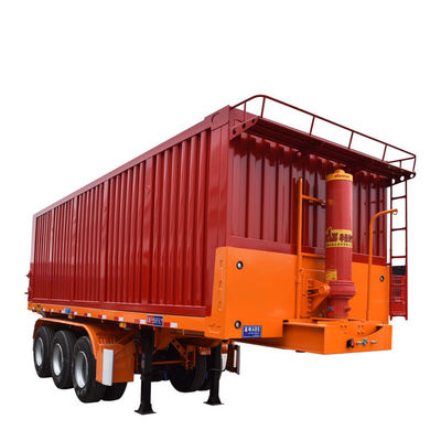 80 ton achterste halve aanhangwagen voor het vervoer van zandstenen en rotsen
