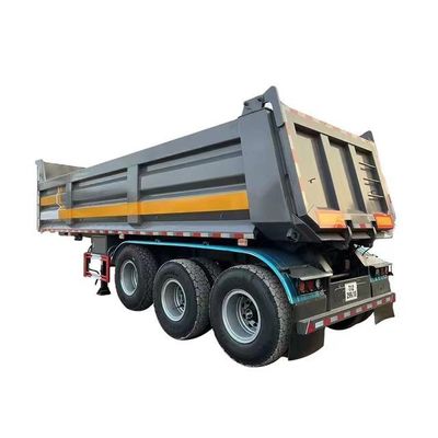 28t zwaar landingsgestel Halve aanhangwagen voor de bouw zand steen aardwerk Achtersteel