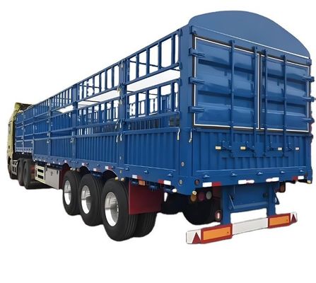 60/80 Tons 3 Assen Zaan Semi-trailer voor groenten en vee Top Rank Competitief