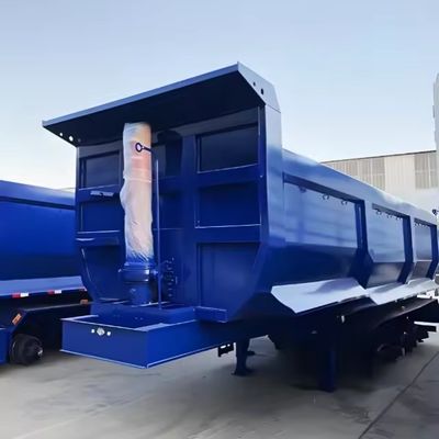 Mechanische ophanging 40-100 ton maximale nuttige lading Dump Tipper Truck Trailer voor het transport van erts