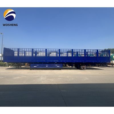 Hoge hekhalte voor bulkgoederen 3 as 4 as staaf type vrachtwagen aanhangwagen
