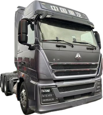 Staal Sinotruk Gebruikt 6x4 Links stuur Howo 371 375 Traktor Truck Diesel handmatige brandstof Weichai motor