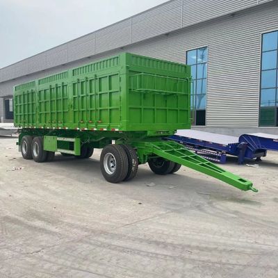 Op verzoek van de klant Volledige aanhangwagen met 2 assen 20ft trekbal Cargo Fence Semi-trailer