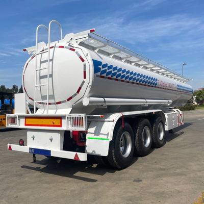3 assen Stabiel koolstofstaal aluminium legering roestvrij staal tankwagon Halve aanhanger met Nice