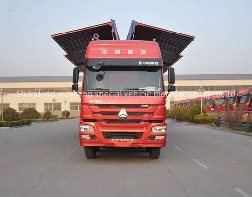 Wosheng 30/40tons Logistiek Wingspans Van Halve aanhangwagen Dual Line Brake System WABCO
