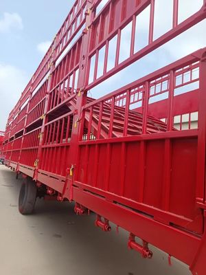 Maximaal laadvermogen 30000 kg Tweedekker Dieren Vleesvee Vleesvee Halve aanhangwagen met 3/4 assen