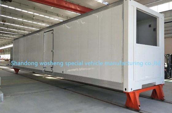 Gepersonaliseerde koelkast vriezer Halve vrachtwagen aanhangwagens met 13T/16T assen van Wosheng