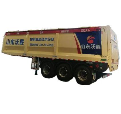 Truck Trailer met Wosheng Model Intelligent Crawler Belt en Automatic Conveyor Belt