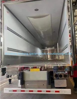 30-50 ton Maximale laadkracht 3 assen Gesloten vriezer Truck Trailer Koel half-trailer