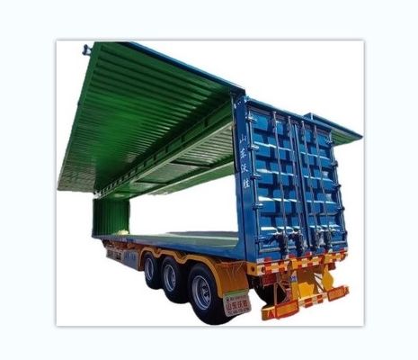 King Pin 90 3,5&quot; JOST/Other Wosheng 3 As 30/40T Logistiek Wingspan Van Semi-trailer