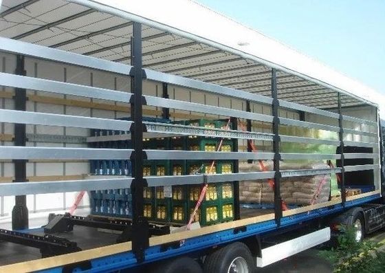 Topverkopende gordijn-zijde glijdende vrachtwagen aanhangwagen met mechanische/luchtophanging Wosheng