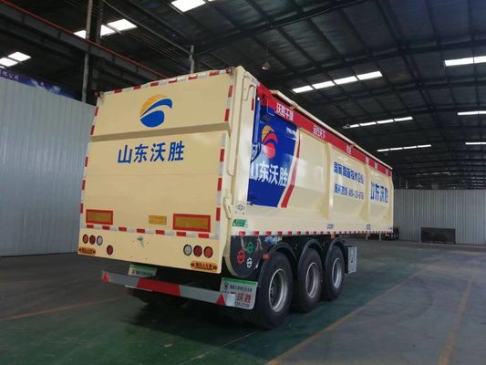 Wosheng nieuwste model achterste dumptrailer met Wabco RE 6 Relay Valve Brake System