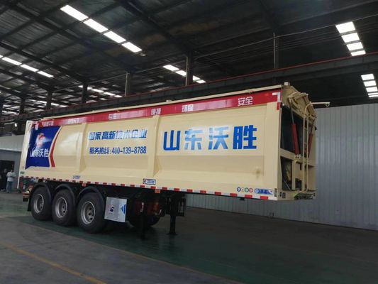 Wosheng nieuwste model achterste dumptrailer met Wabco RE 6 Relay Valve Brake System