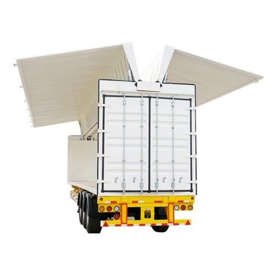 BPW/FUWA 3-assige logistiek droog vrachtwagen type gesloten vrachtwagen halve aanhangwagen op verzoek van de klant