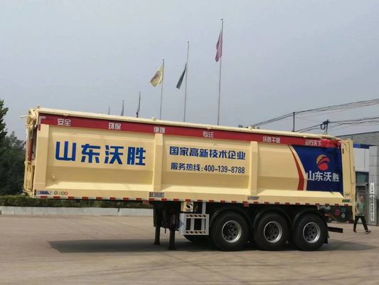 Go Product Trailers Crawler Dump Truck met as van 13/16 ton en mechanische ophanging
