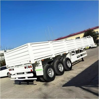 Semi-trailer 3 assen Truck hek Metalen bord Wandzijde Professional 12400x2610x1550mm