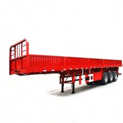 Semi-trailer voor vrachtwagens met verwijderbare zijkant en veelzijdig ontwerp