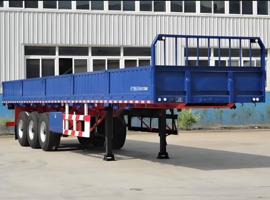 Lichte gewicht 2 3 4 Achselbelasting 50 ton Truck Semi-trailer met Q345B T700 materiaal