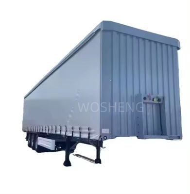 40ft 45ft PVC zijkant gordijn Semi-trailer 3 As Wit gordijn-Sider Glijdende Truck Trailers