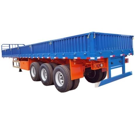 3 x 40L luchttanks 3 as dropside sidewall semi truck trailer voor vrachtvervoer