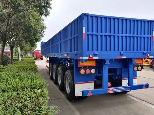 3 x 40L luchttanks 3 as dropside sidewall semi truck trailer voor vrachtvervoer