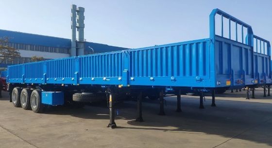 3 x 40L luchttanks 3 as dropside sidewall semi truck trailer voor vrachtvervoer