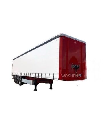 Semi-trailer Wosheng 2024 3 axle express en logistiek gordijn zijkant semi-trailer truck