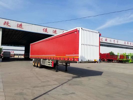 Semi-trailer Wosheng 2024 3 axle express en logistiek gordijn zijkant semi-trailer truck