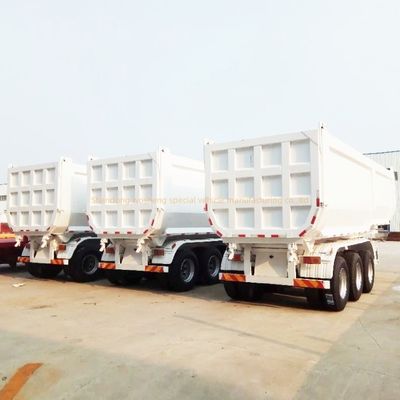 11000x2500x3700mm Aanpasbare Wosheng Semi Trailers Tipper Semi Trucks Tipping Trailers