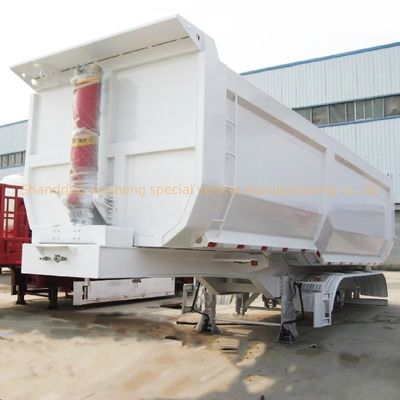 11000x2500x3700mm Aanpasbare Wosheng Semi Trailers Tipper Semi Trucks Tipping Trailers