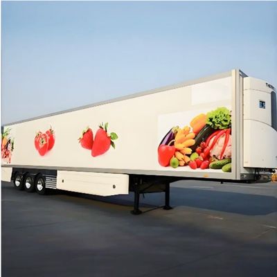 Gepersonaliseerde 3-assige 45FT koel-half-trailer voor vriezer-koel-half-truck