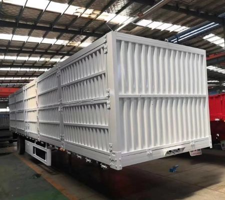 40ton 60ton 80ton hek dropside zijdelingse muur zijdelingse halve trailer vervaardigd door Wabco