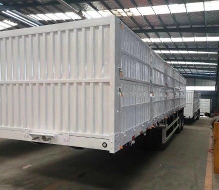 40ton 60ton 80ton hek dropside zijdelingse muur zijdelingse halve trailer vervaardigd door Wabco