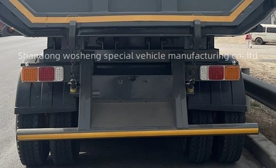 30-100 ton U-type Hydraulische achterste dump half-aanhanger Tipper Tipping half-truck aanhangers