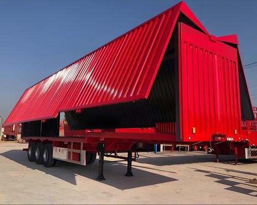 3 Assen Zijdekant Vleugel Open Vleugel Van Semi-trailer Aanpasbaar op verzoek van de klant