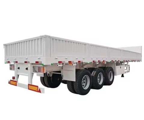 40ft Drop Side Wall Bulk Fence Stake Flatbed Container Zware lading Sidewall Board Truck Semi-trailer