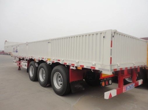 40ft Drop Side Wall Bulk Fence Stake Flatbed Container Zware lading Sidewall Board Truck Semi-trailer