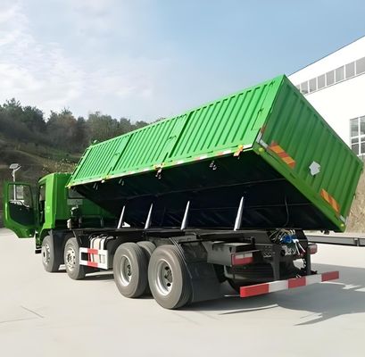 Zijdump aanhangwagen Multi axles 45 CBM zijdumpper Semi-aanhangwagen maximale lading 30000 kg