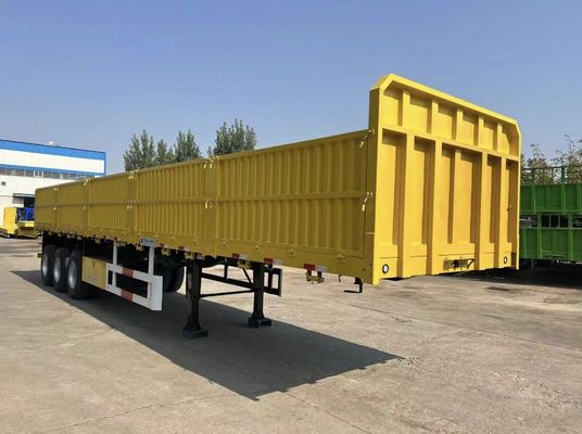Mechanische ophanging van een halve aanhangwagen voor een vrachtwagen met 4 assen