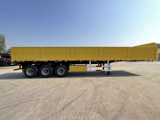 Mechanische ophanging van een halve aanhangwagen voor een vrachtwagen met 4 assen