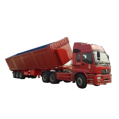 40-100 ton maximale lading 12.00R22.5/11.00R20 banden zijkant dump truck tipper half-trailer